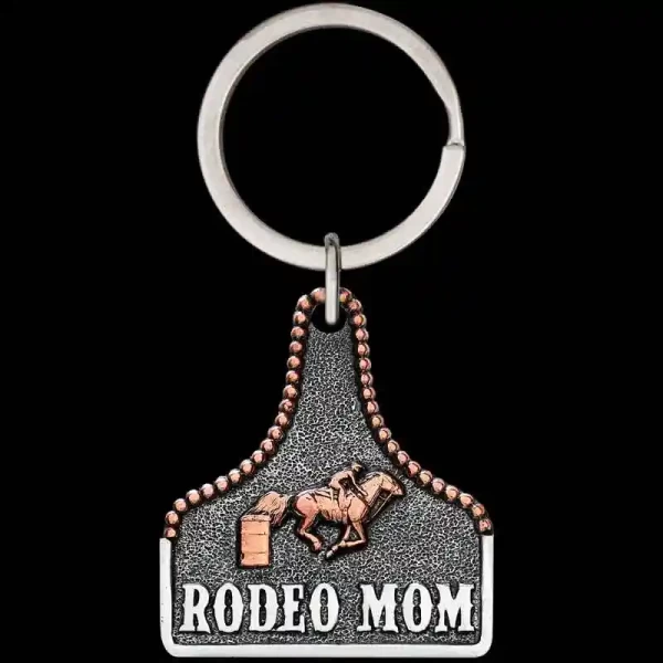 "It takes a community to support those who embrace the Western way of life. Our Rango Custom Keychain is hand-engraved on a matte German Silver base, finished with our signature antique detailing and a Copper bead edge. Show your pride by designing t